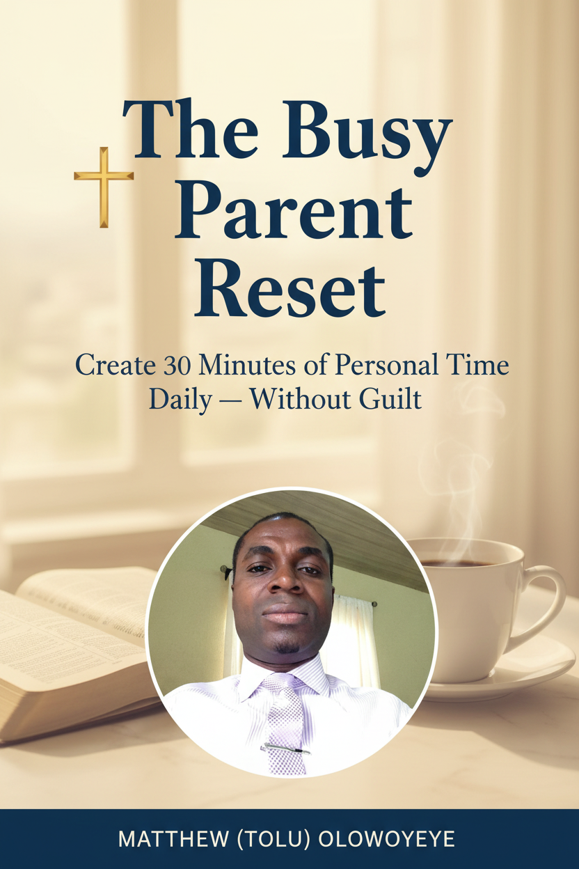 The Busy Parent Reset — With Author Photo